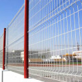 Outdoor Welded Wire Mesh Fence / Galvanized 3D Curved Wire Mesh Panels for Garden